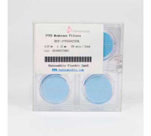 Мембранные фильтры Hahnemühle из PTFE, 0,45 мкм, Ø 47 мм, нестерильные, белые Мембранные фильтры Hahnemühle из PTFE, 0,45 мкм, Ø 47 мм, нестерильные, белые