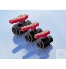 0500-8002 Burkle Шаровой кран PP, 1/2 "внутренний - 1/2" внутренний, NW 15 мм