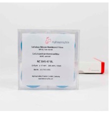 Мембранные фильтры Hahnemühle из нитроцеллюлозы, 0,45 мкм, Ø 50 мм, нестерильные, белые