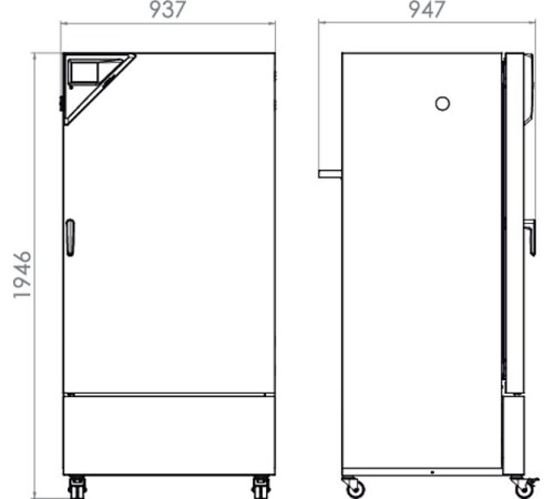 Камера роста растений Binder КBW 400 с освещением, 400 литров (Артикул 9020-0339)