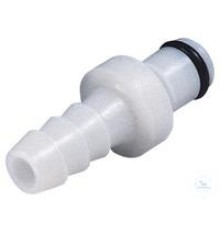 8751-2104 Муфта Burkle CPC, PP, охватываемая, с клапаном, форсунка 6,4 мм